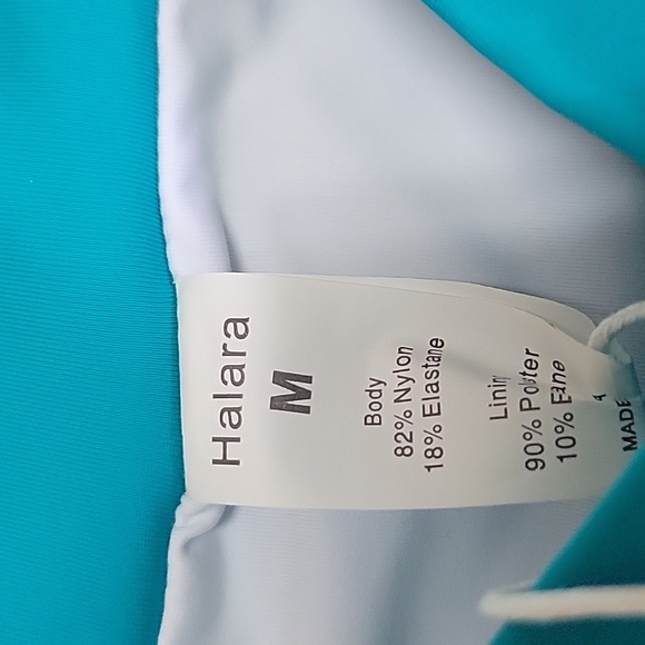 NEW HALARA  CROSS OVER  BIKINI teal green Size M top & bottom sold together - Picture 7 of 16